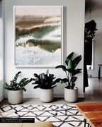 Landscape Wall  Wal Art Prints Loose Abstract Watercolor Paper & Canvas | Pole