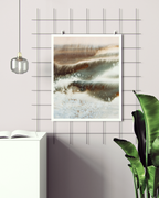 Landscape Wall  Wal Art Prints Loose Abstract Watercolor Paper & Canvas | Pole
