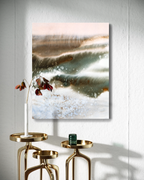 Landscape Wall  Wal Art Prints Loose Abstract Watercolor Paper & Canvas | Pole