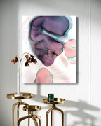 Abstract Wall Art Prints Loose Watercolor Paper & Canvas | Soulle