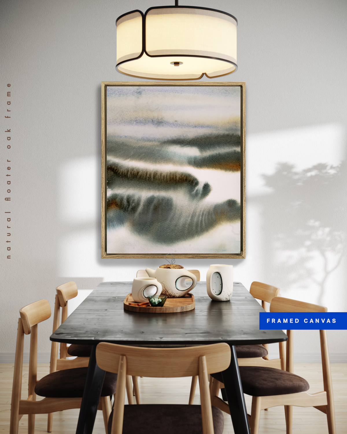 Landscape Wall Art Prints Loose Abstract Watercolor Paper & Canvas | Sunny