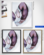 Abstract Wall Art Prints Loose Watercolor Paper & Canvas | Tolka