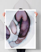 Abstract Wall Art Prints Loose Watercolor Paper & Canvas | Tolka