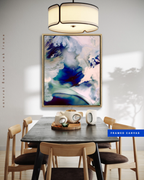 Abstract Wall Art Prints Loose Watercolor Paper & Canvas | TOSSU