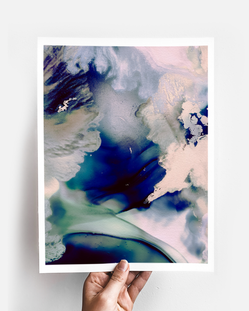 Abstract Wall Art Prints Loose Watercolor Paper & Canvas | TOSSU