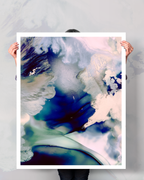 Abstract Wall Art Prints Loose Watercolor Paper & Canvas | TOSSU