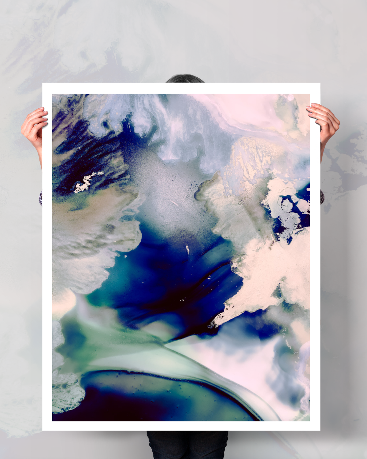 Abstract Wall Art Prints Loose Watercolor Paper & Canvas | TOSSU