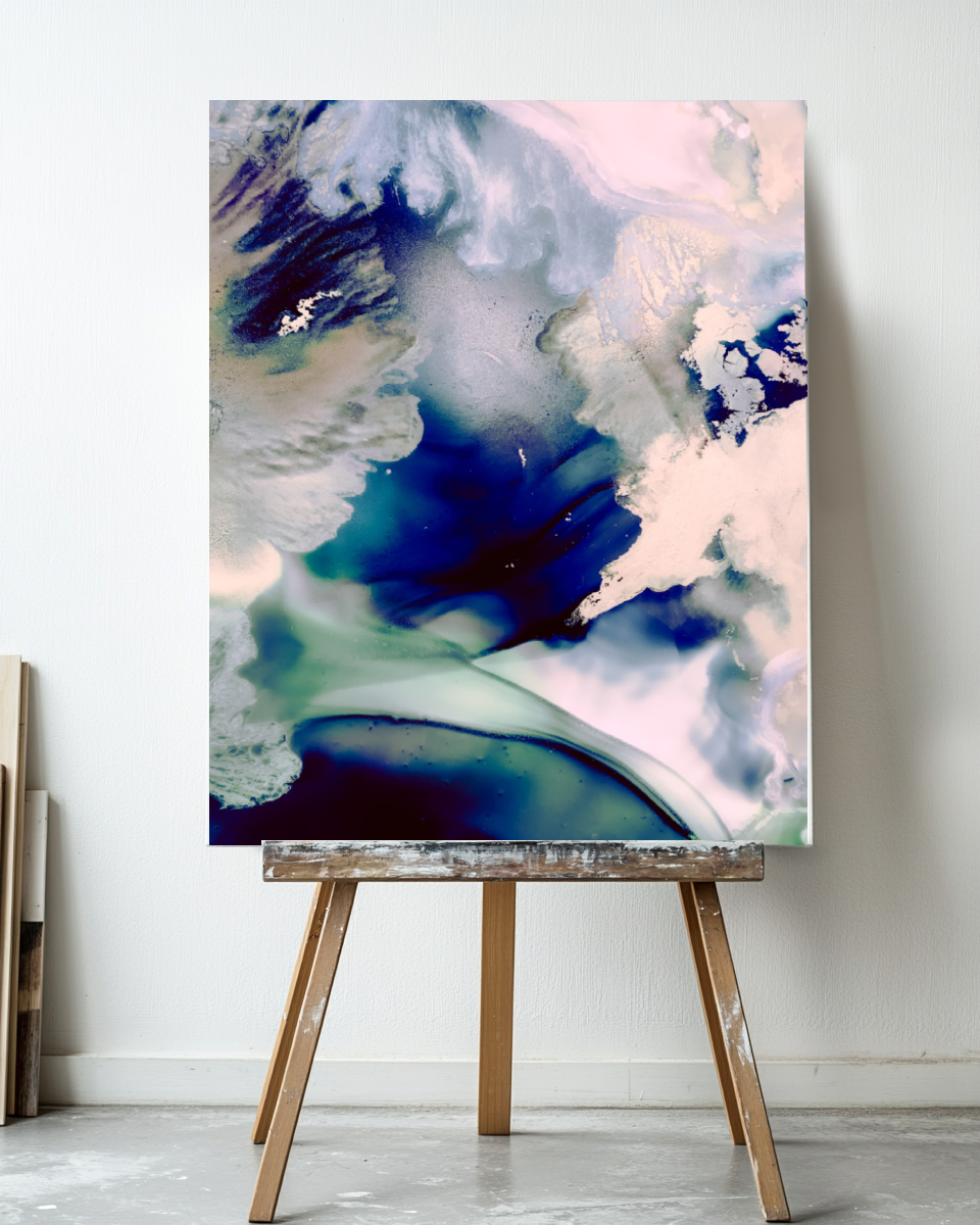 Abstract Wall Art Prints Loose Watercolor Paper & Canvas | TOSSU
