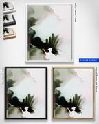 Abstract Wall Art Prints Loose Watercolor Paper & Canvas | Uplands 5