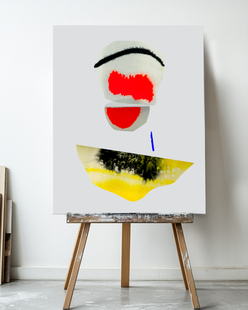 Abstract Wall Art Prints Loose Watercolor Paper & Canvas | Veluu