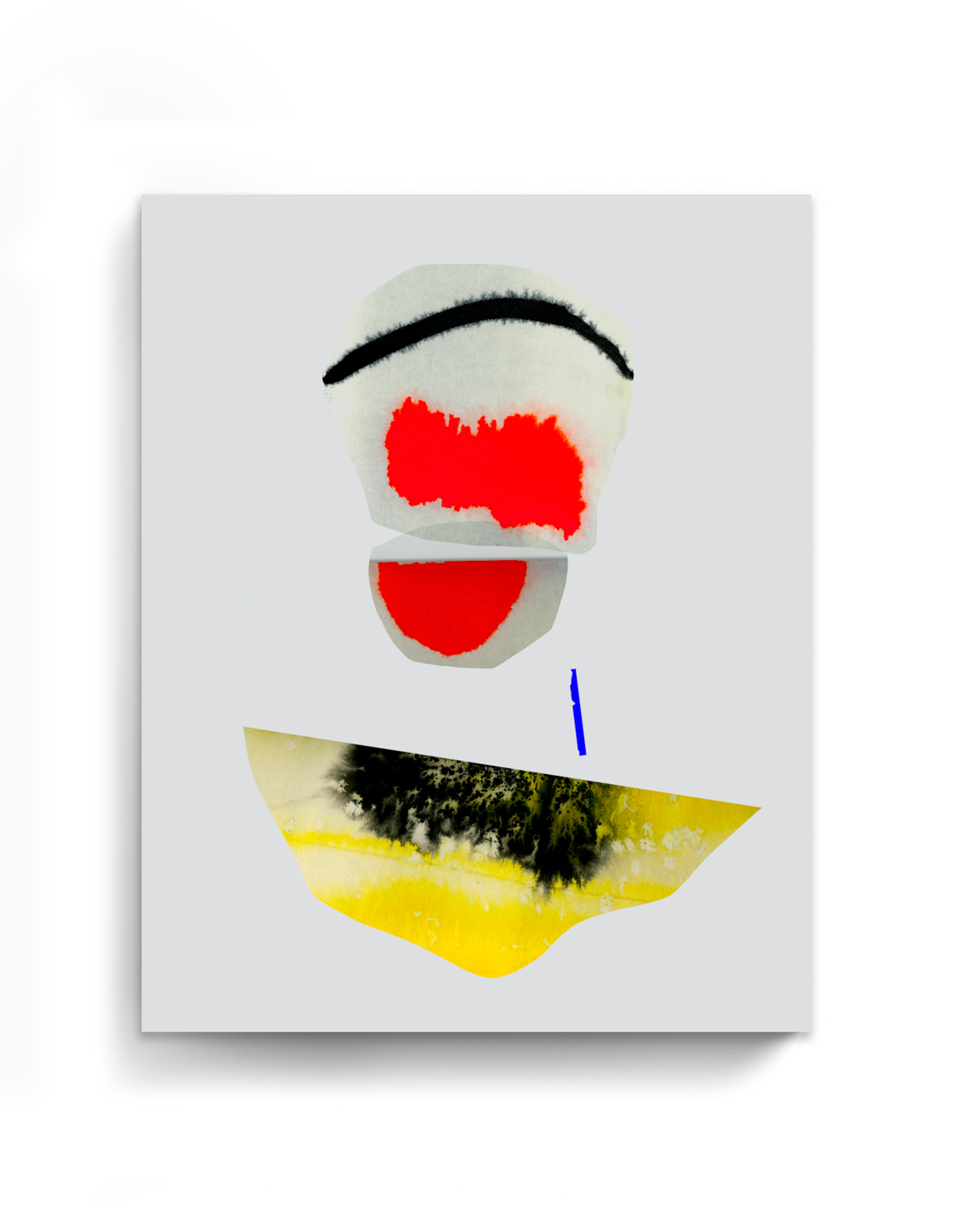 Abstract Wall Art Prints Loose Watercolor Paper & Canvas | Veluu