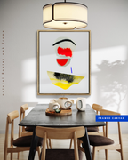 Abstract Wall Art Prints Loose Watercolor Paper & Canvas | Veluu