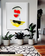 Abstract Wall Art Prints Loose Watercolor Paper & Canvas | Veluu