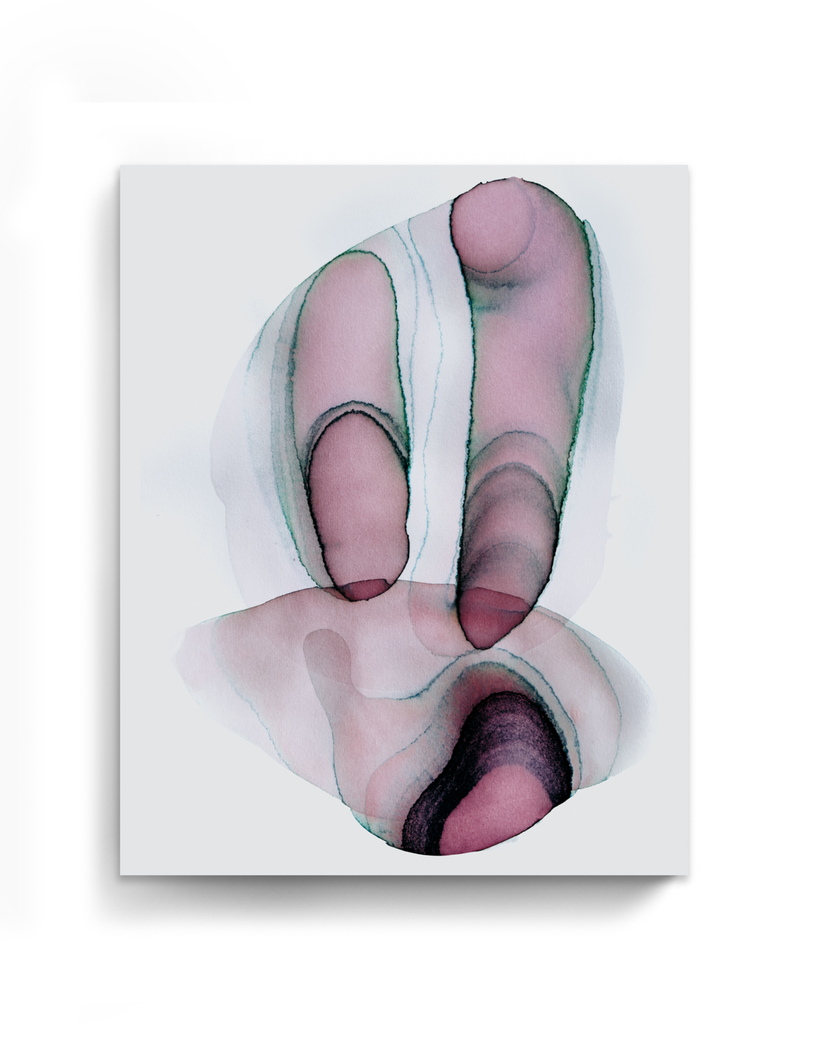 Abstract Wall Art Prints Loose Watercolor Paper & Canvas | Rosha