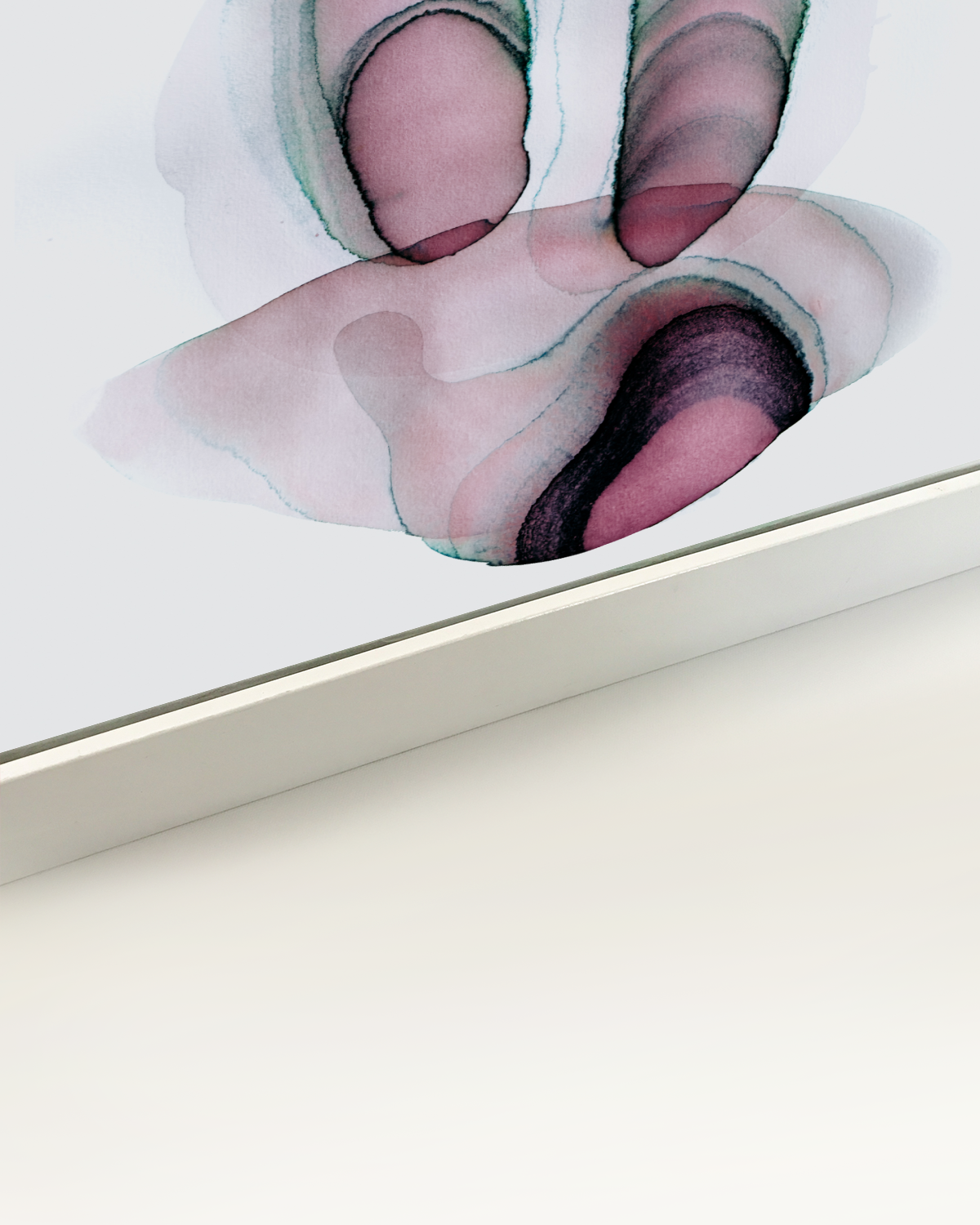 Abstract Wall Art Prints Loose Watercolor Paper & Canvas | Rosha