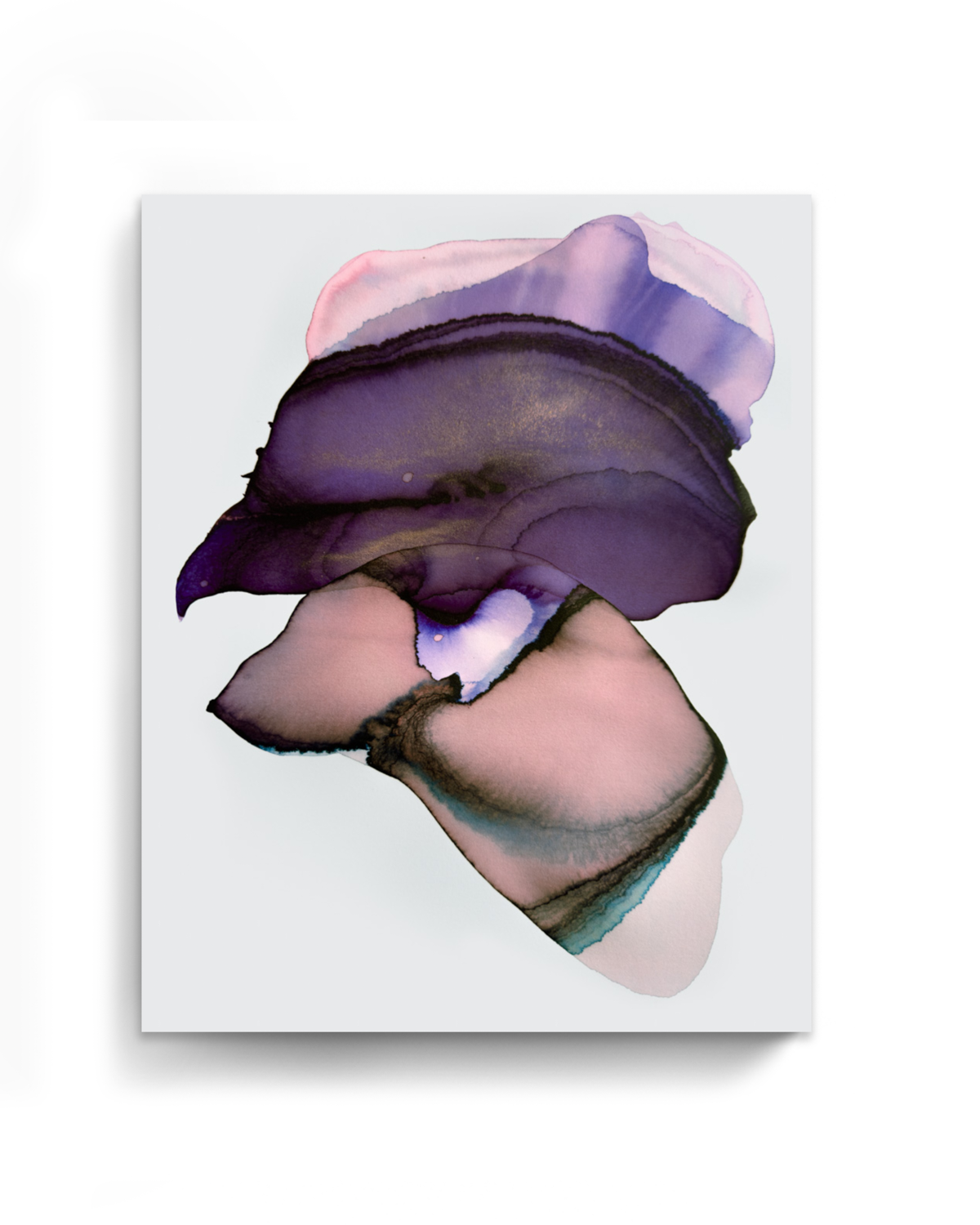 Abstract Wall Art Prints Loose Watercolor Paper & Canvas | Voulla