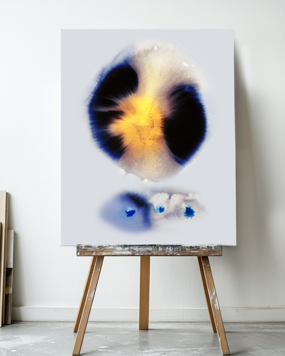 Abstract Wall Art Prints Loose Watercolor Paper & Canvas | Yarva