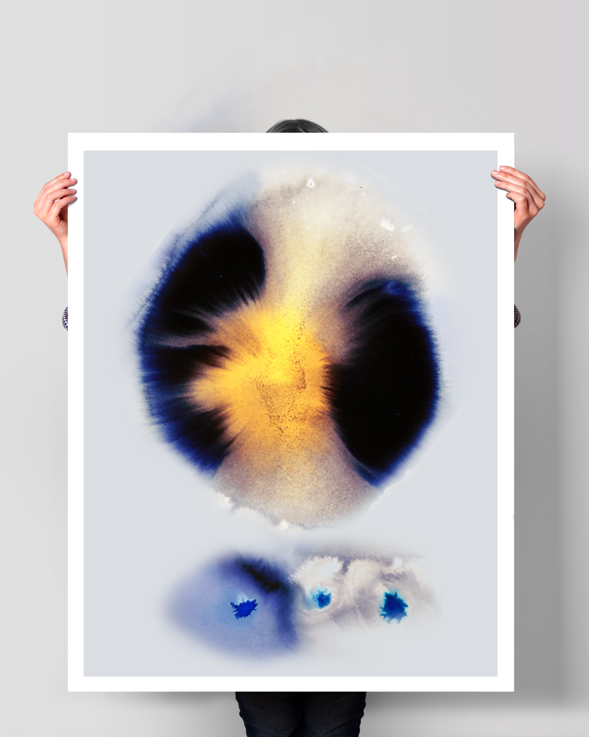 Abstract Wall Art Prints Loose Watercolor Paper & Canvas | Yarva