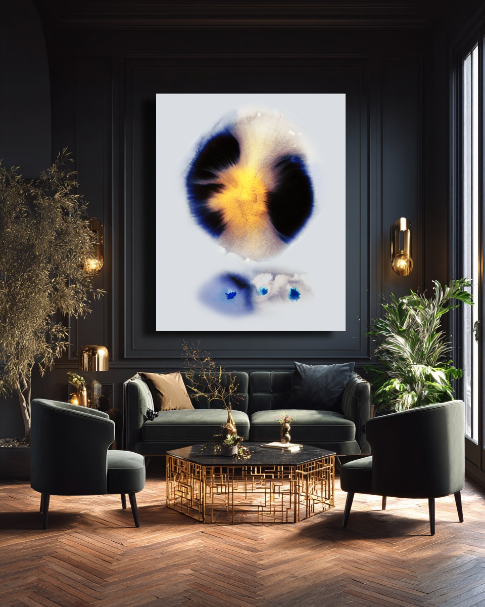 Abstract Wall Art Prints Loose Watercolor Paper & Canvas | Yarva