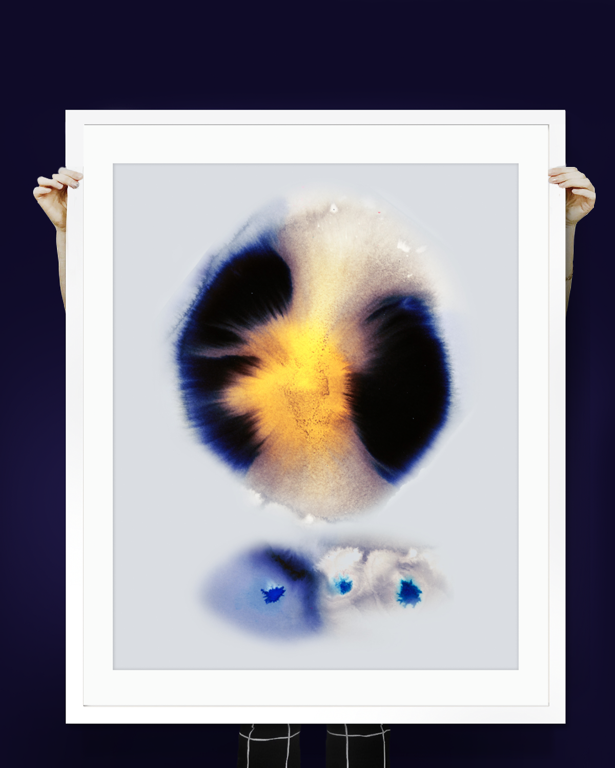 Abstract Wall Art Prints Loose Watercolor Paper & Canvas | Yarva