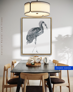 Animal Wall Art Prints Loose Watercolor Paper & Canvas | Ibis