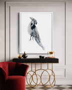 Animal Wall Art Prints Loose Watercolor Paper & Canvas | Parrot 1