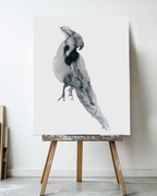 Animal Wall Art Prints Loose Watercolor Paper & Canvas | Parrot 1
