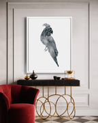 Animal Wall Art Prints Loose Watercolor Paper & Canvas | Parrot 2