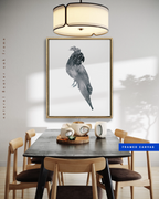 Animal Wall Art Prints Loose Watercolor Paper & Canvas | Parrot 2