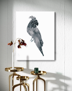 Animal Wall Art Prints Loose Watercolor Paper & Canvas | Parrot 2