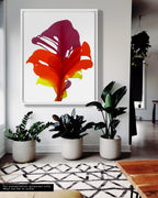 Botanical Wall Art Prints Abstract Floral Plant Watercolor Paper & Canvas | Bloom 10