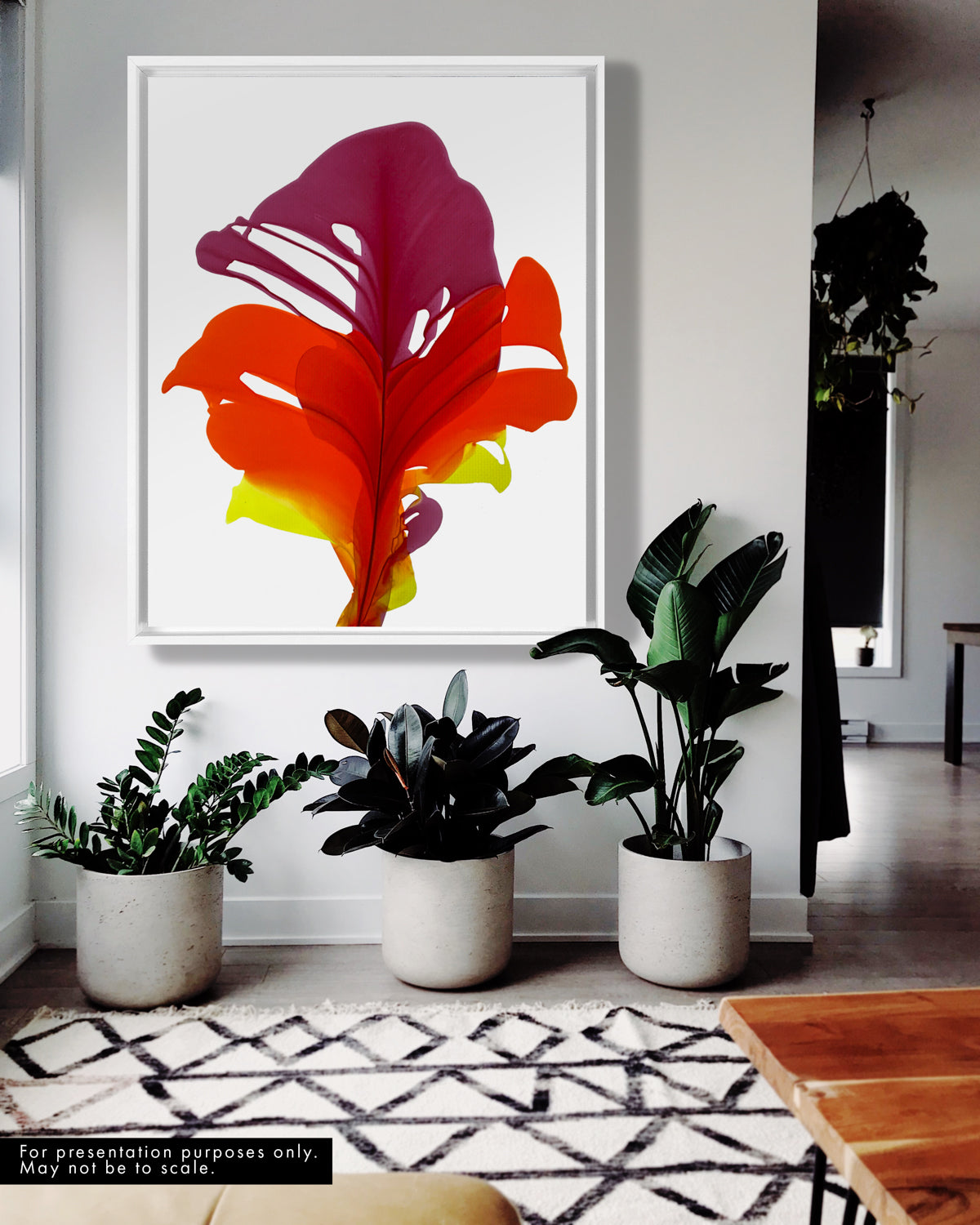 Botanical Wall Art Prints Abstract Floral Plant Watercolor Paper & Canvas | Bloom 10