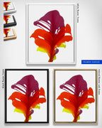 Botanical Wall Art Prints Abstract Floral Plant Watercolor Paper & Canvas | Bloom 10