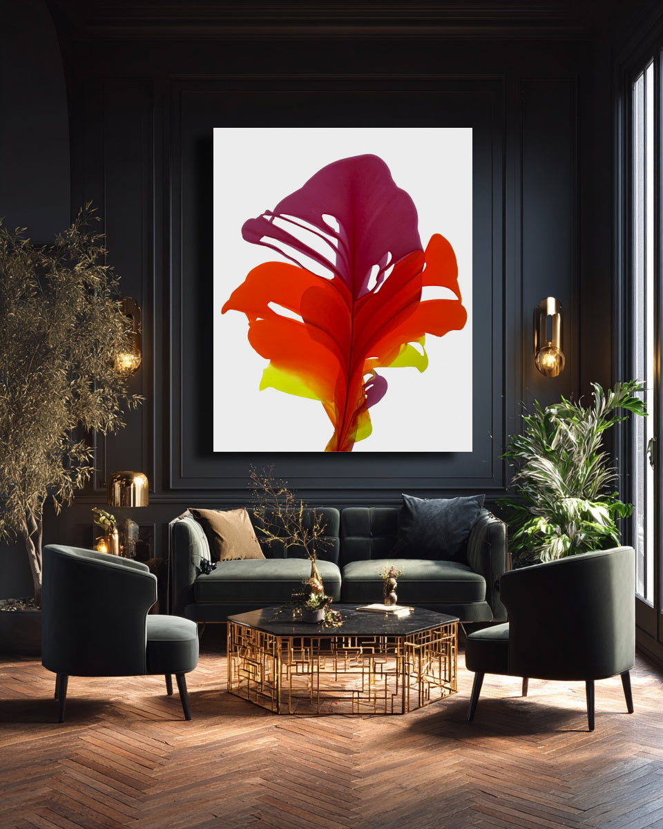 Botanical Wall Art Prints Abstract Floral Plant Watercolor Paper & Canvas | Bloom 10