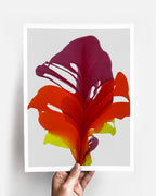 Botanical Wall Art Prints Abstract Floral Plant Watercolor Paper & Canvas | Bloom 10