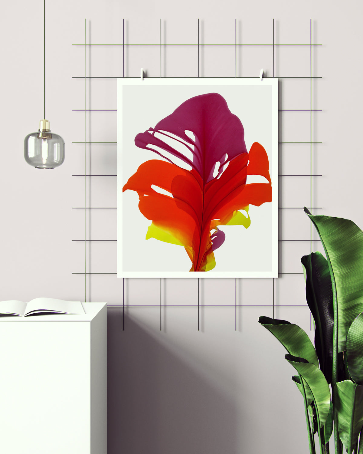 Botanical Wall Art Prints Abstract Floral Plant Watercolor Paper & Canvas | Bloom 10