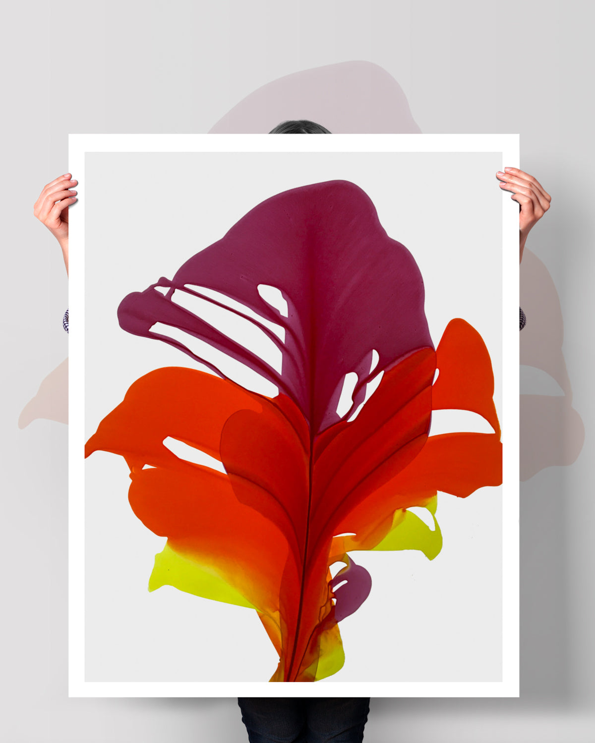 Botanical Wall Art Prints Abstract Floral Plant Watercolor Paper & Canvas | Bloom 10
