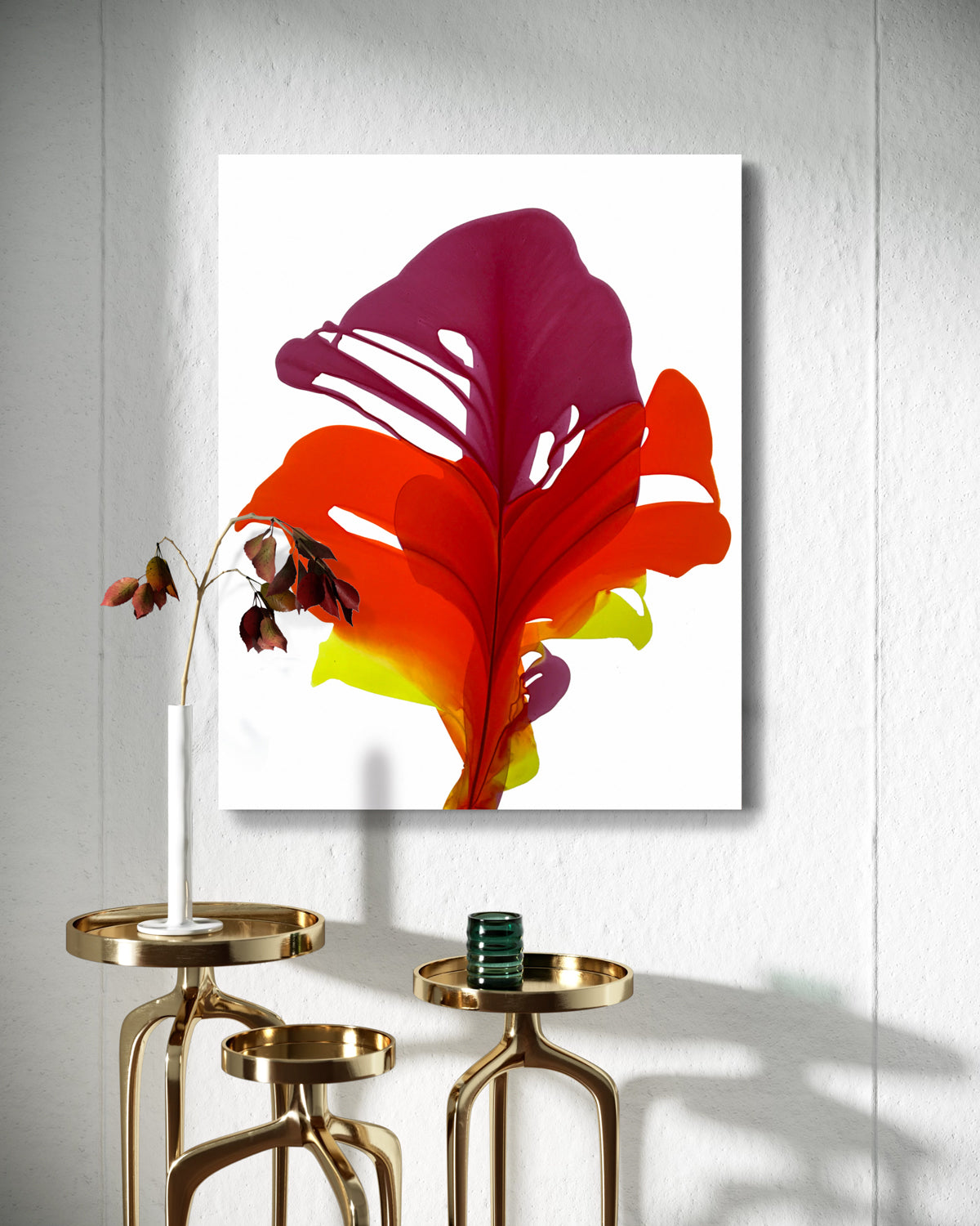 Botanical Wall Art Prints Abstract Floral Plant Watercolor Paper & Canvas | Bloom 10