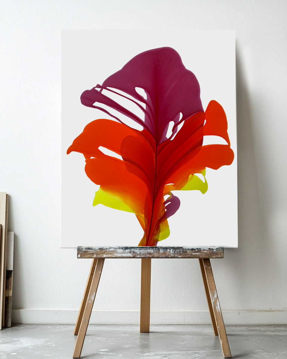 Botanical Wall Art Prints Abstract Floral Plant Watercolor Paper & Canvas | Bloom 10