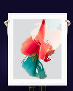 Botanical Wall Art Prints Abstract Floral Plant Watercolor Paper & Canvas | Bloom 11