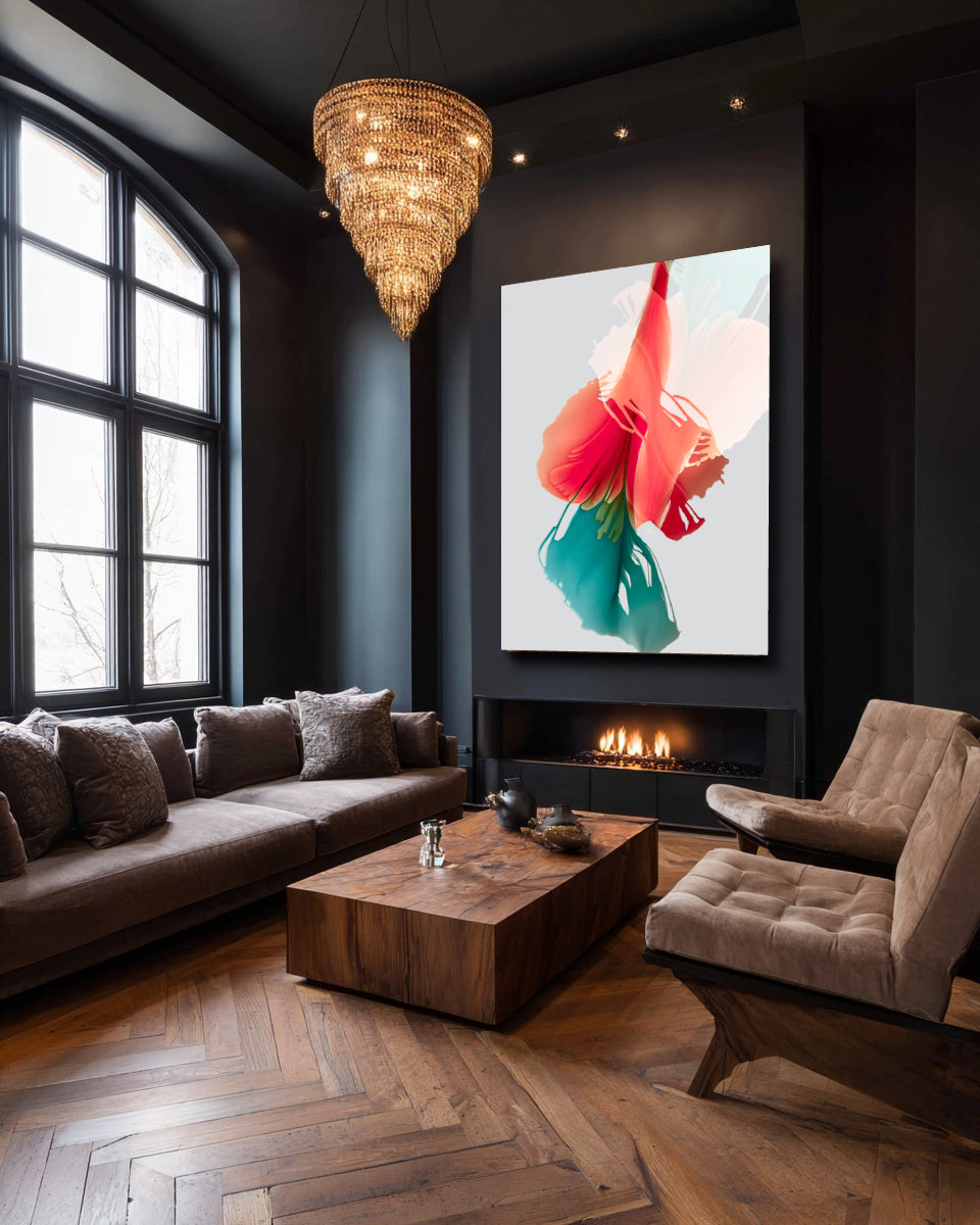 Botanical Wall Art Prints Abstract Floral Plant Watercolor Paper & Canvas | Bloom 11