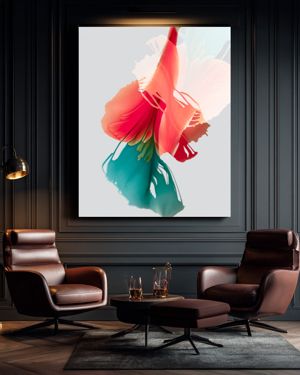 Botanical Wall Art Prints Abstract Floral Plant Watercolor Paper & Canvas | Bloom 11