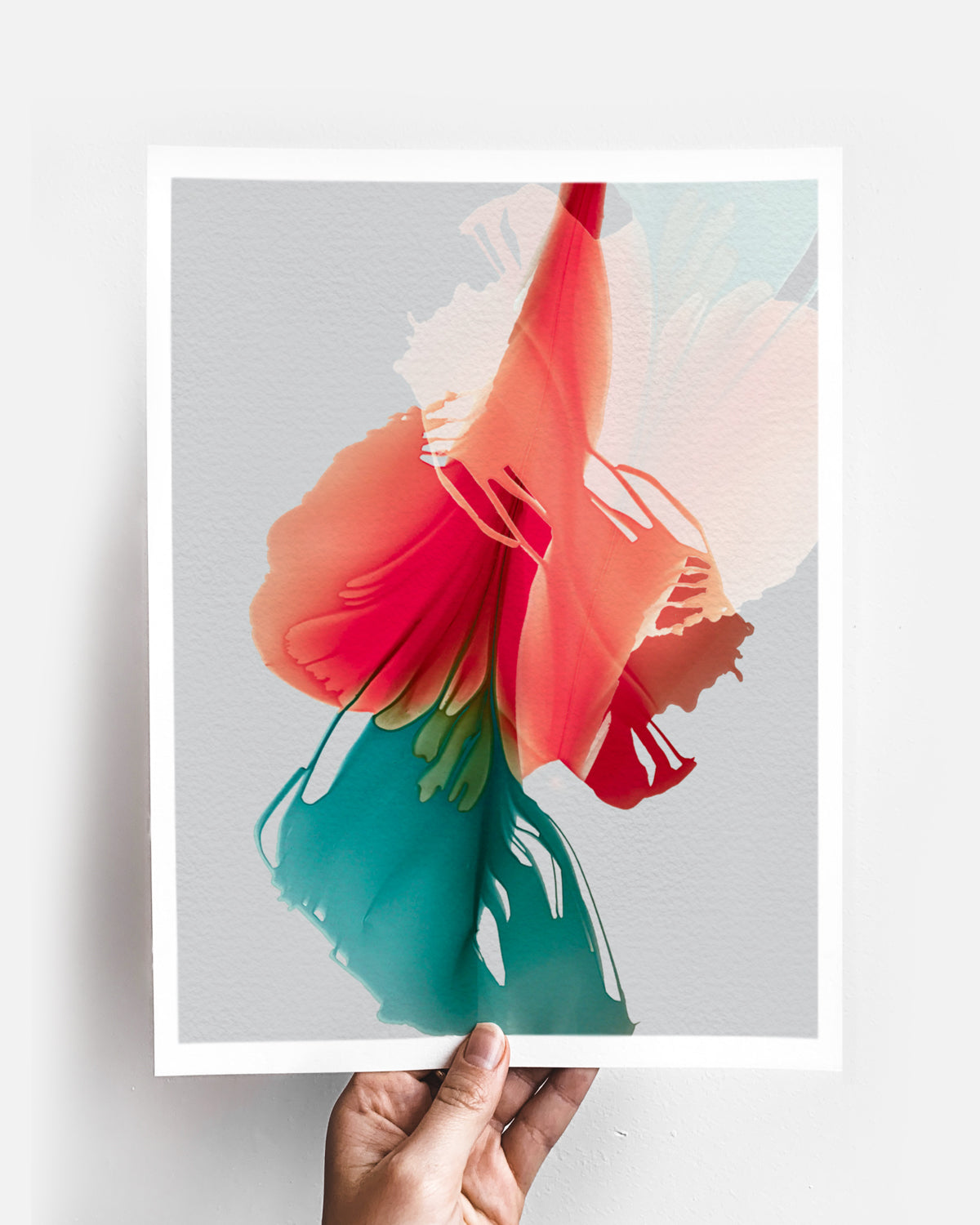 Botanical Wall Art Prints Abstract Floral Plant Watercolor Paper & Canvas | Bloom 11