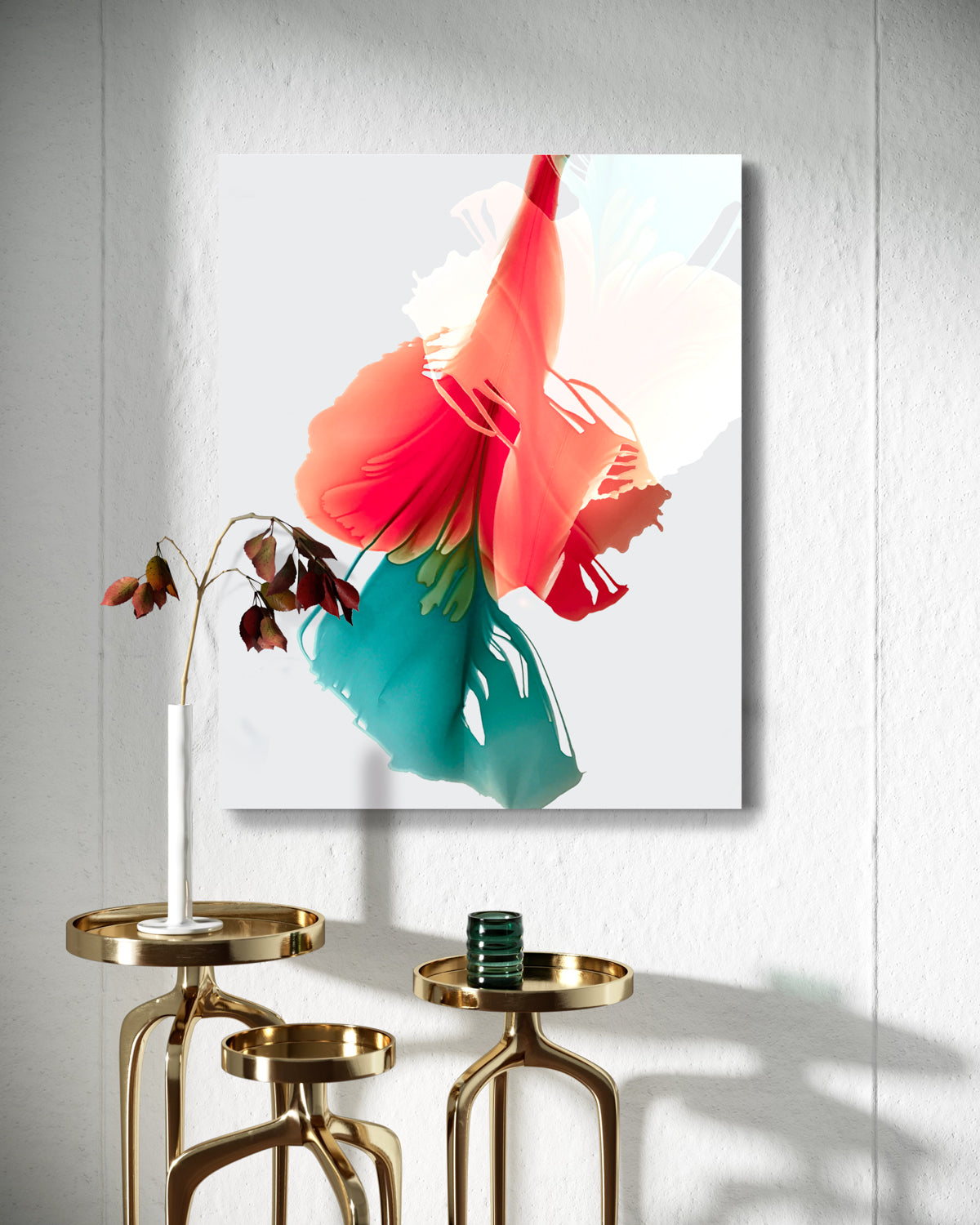 Botanical Wall Art Prints Abstract Floral Plant Watercolor Paper & Canvas | Bloom 11