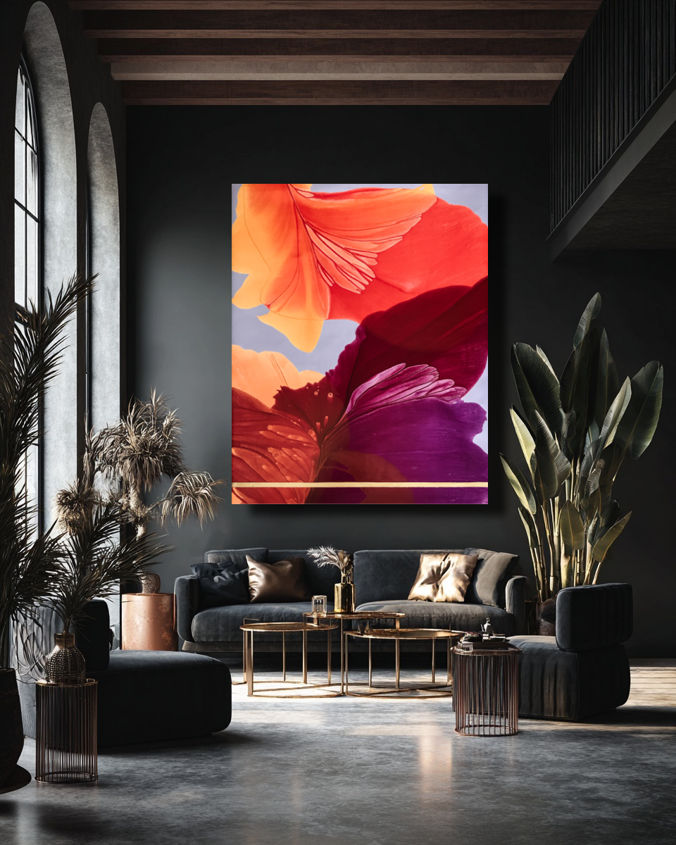 Botanical Wall Art Prints Abstract Floral Plant Watercolor Paper & Canvas | Bloom 12