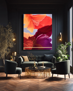 Botanical Wall Art Prints Abstract Floral Plant Watercolor Paper & Canvas | Bloom 12