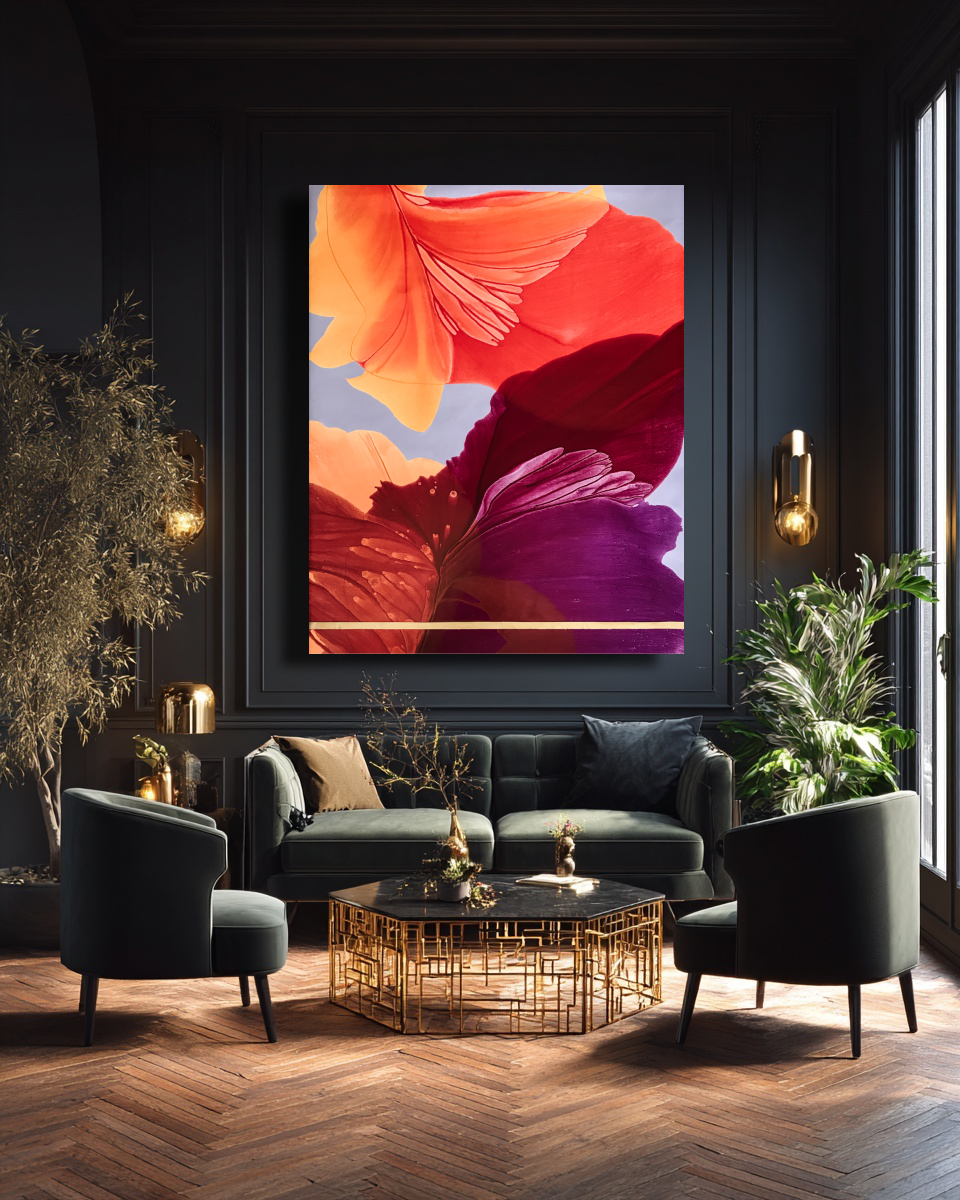 Botanical Wall Art Prints Abstract Floral Plant Watercolor Paper & Canvas | Bloom 12