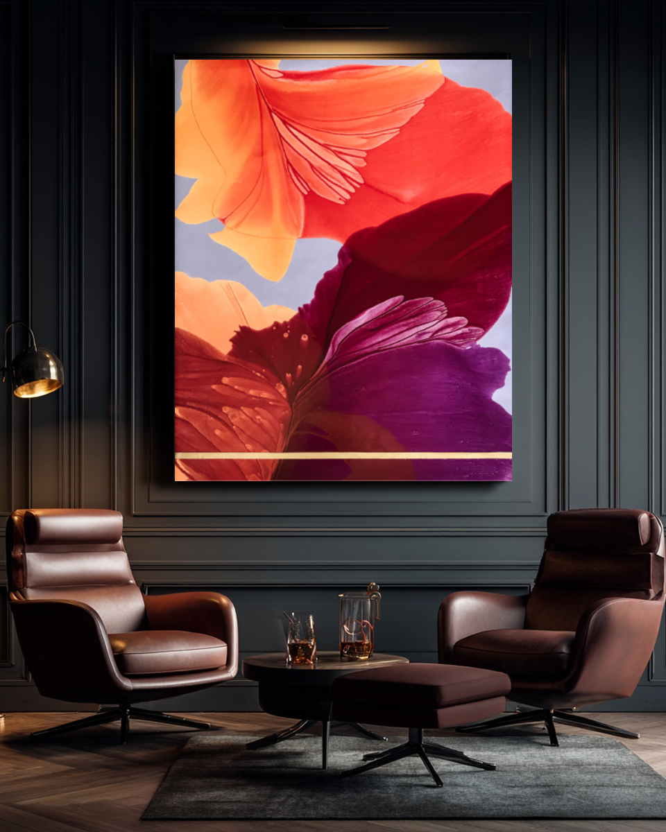 Botanical Wall Art Prints Abstract Floral Plant Watercolor Paper & Canvas | Bloom 12