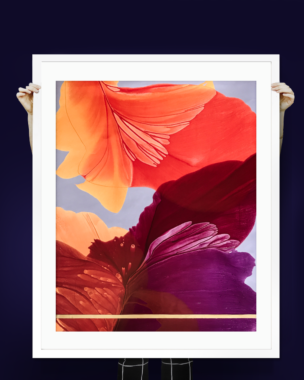 Botanical Wall Art Prints Abstract Floral Plant Watercolor Paper & Canvas | Bloom 12