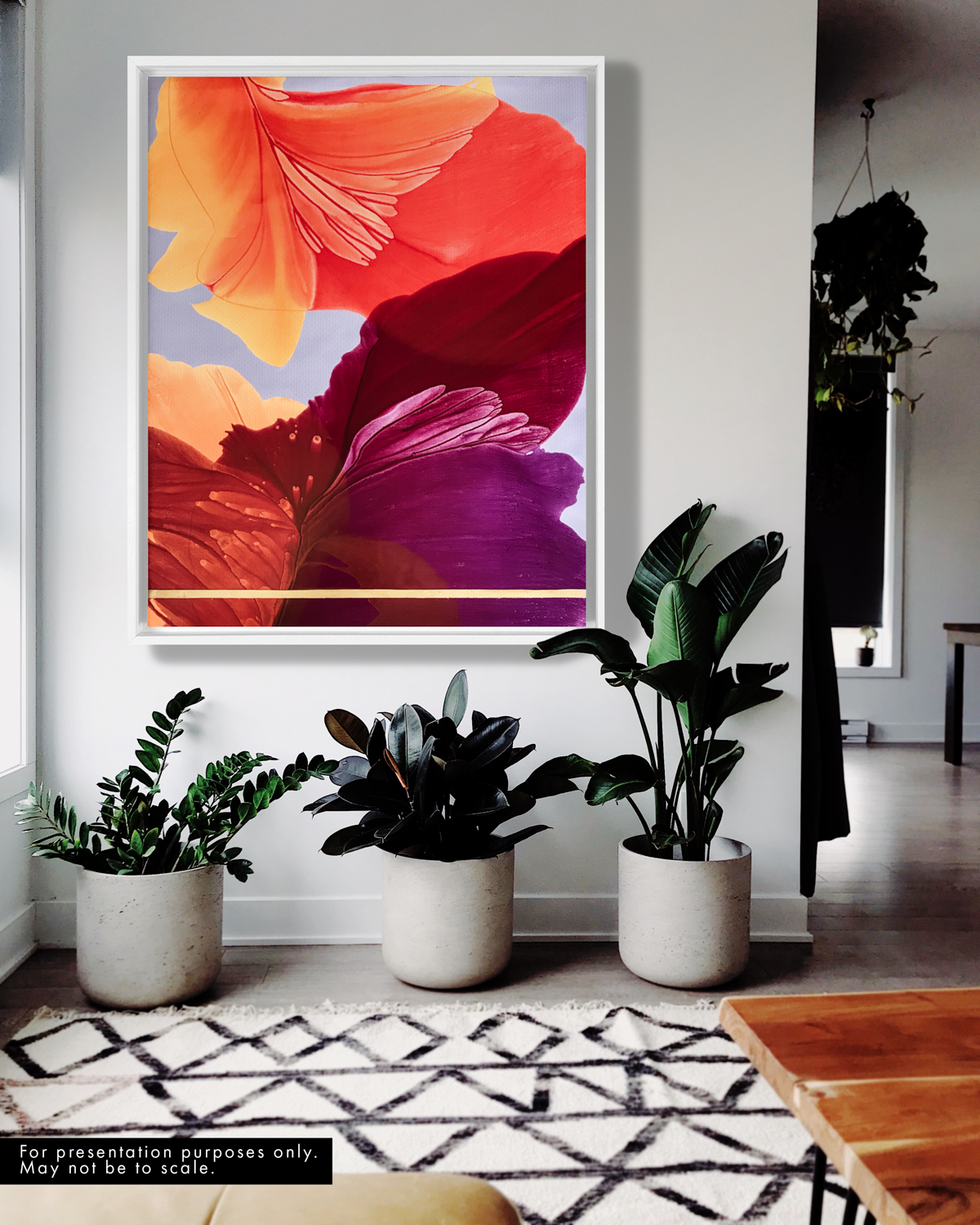 Botanical Wall Art Prints Abstract Floral Plant Watercolor Paper & Canvas | Bloom 12